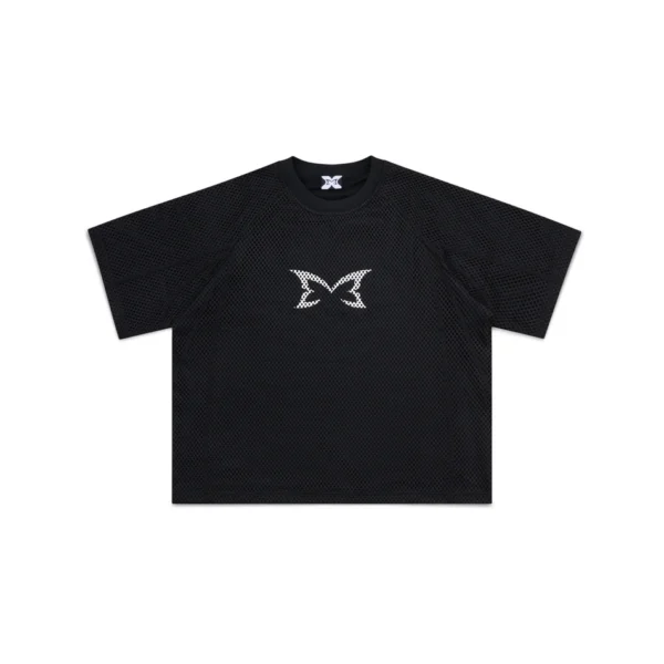 Mertra Layered Mesh Jersey (Black)